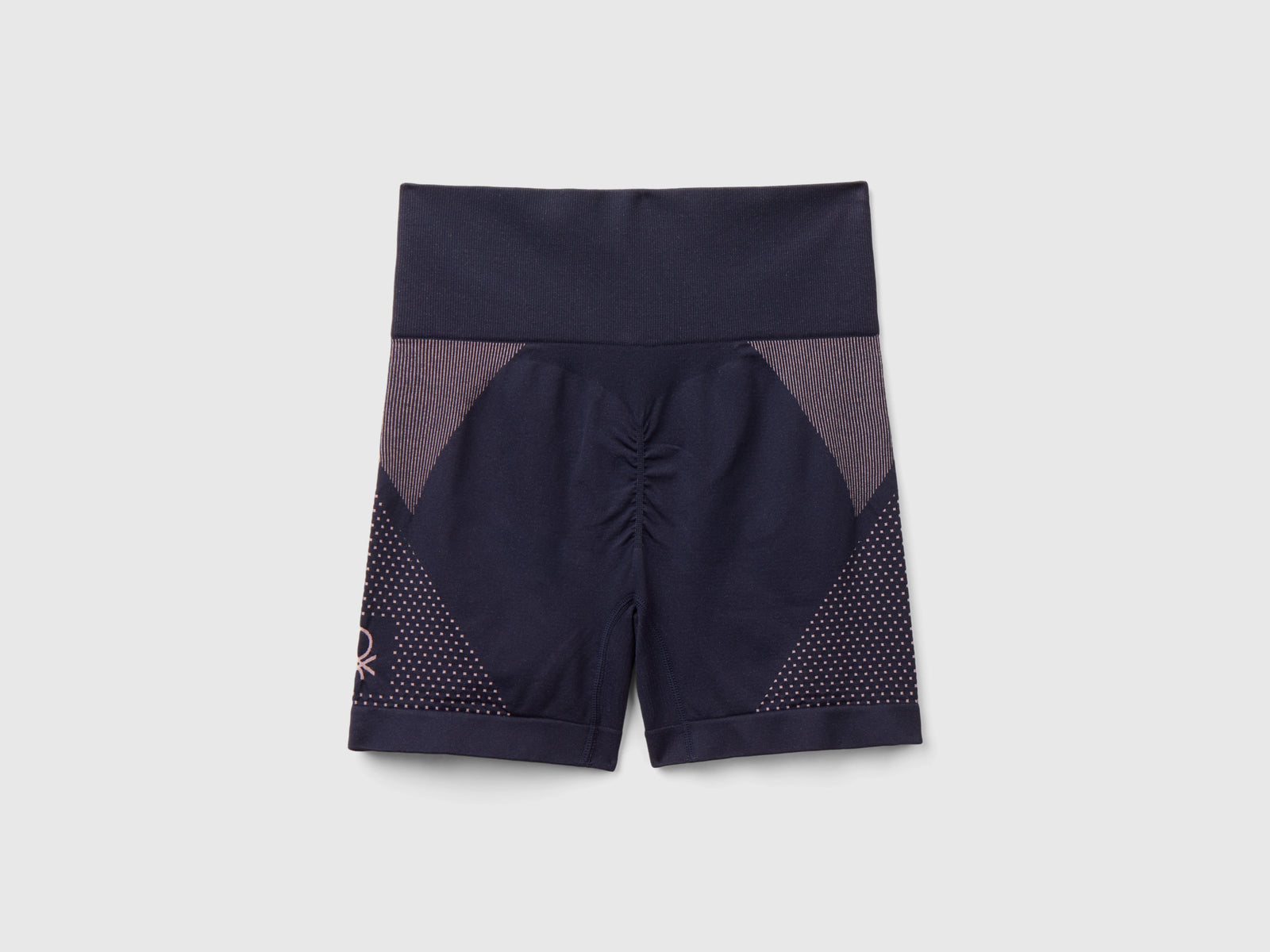 Shorts sportivi senza cuciture da donna blu scuro 2 | Benetton Outlet