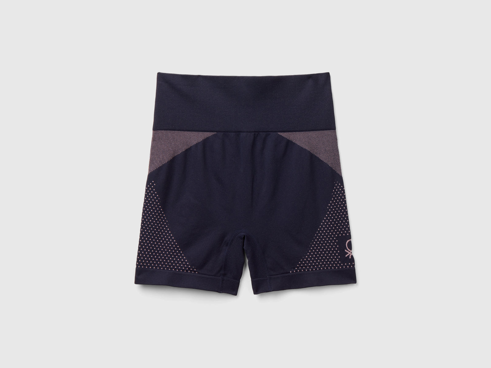 Shorts sportivi senza cuciture da donna blu scuro | Benetton Outlet