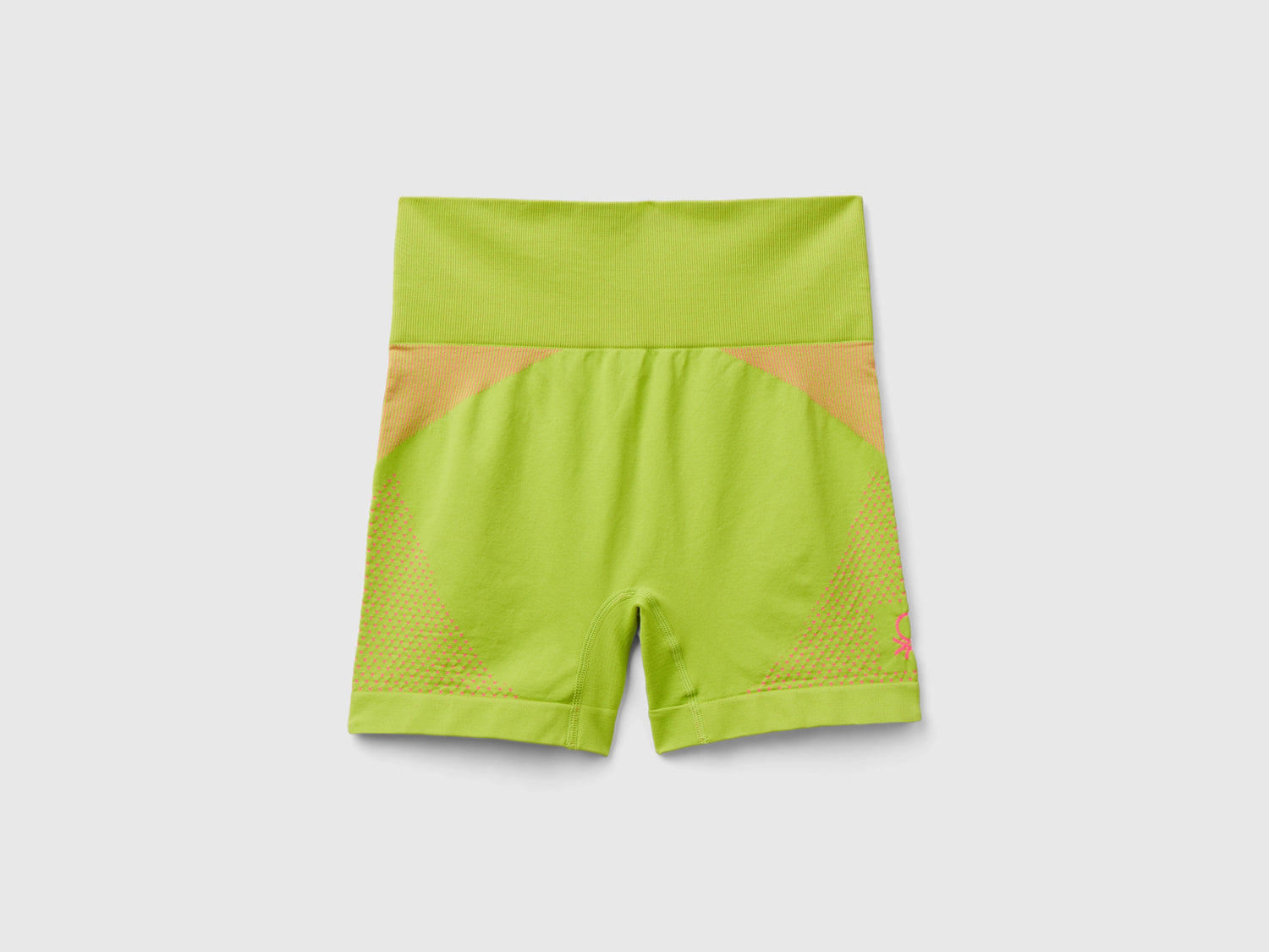 Shorts sportivi senza cuciture da donna lime | Benetton Outlet
