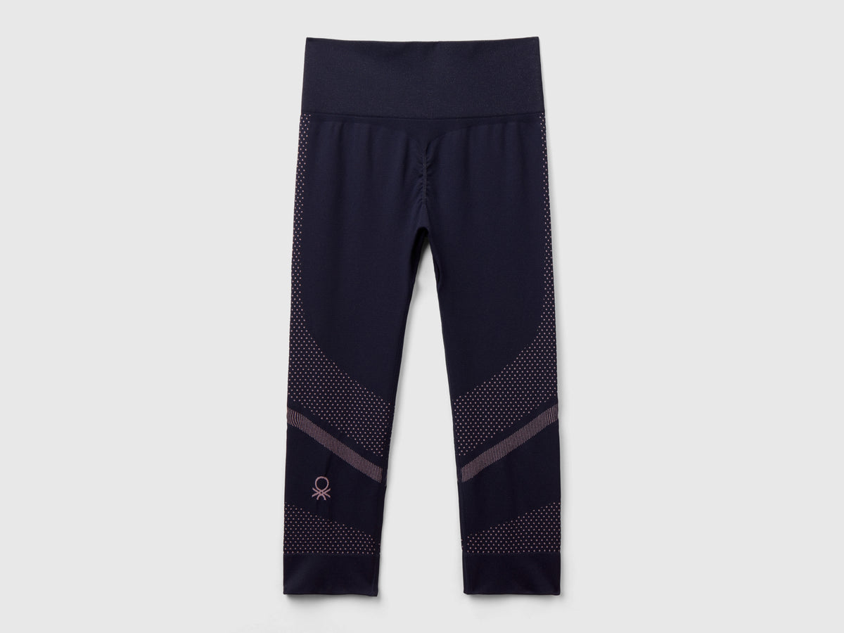 Leggings 3/4 sportivi senza cuciture