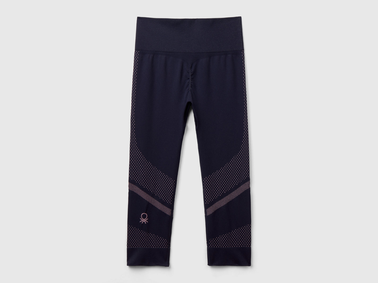 Leggings 3/4 sportivi senza cuciture da donna blu scuro 2 | Benetton Outlet