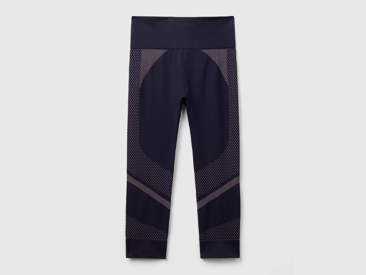 Leggings 3/4 sportivi senza cuciture