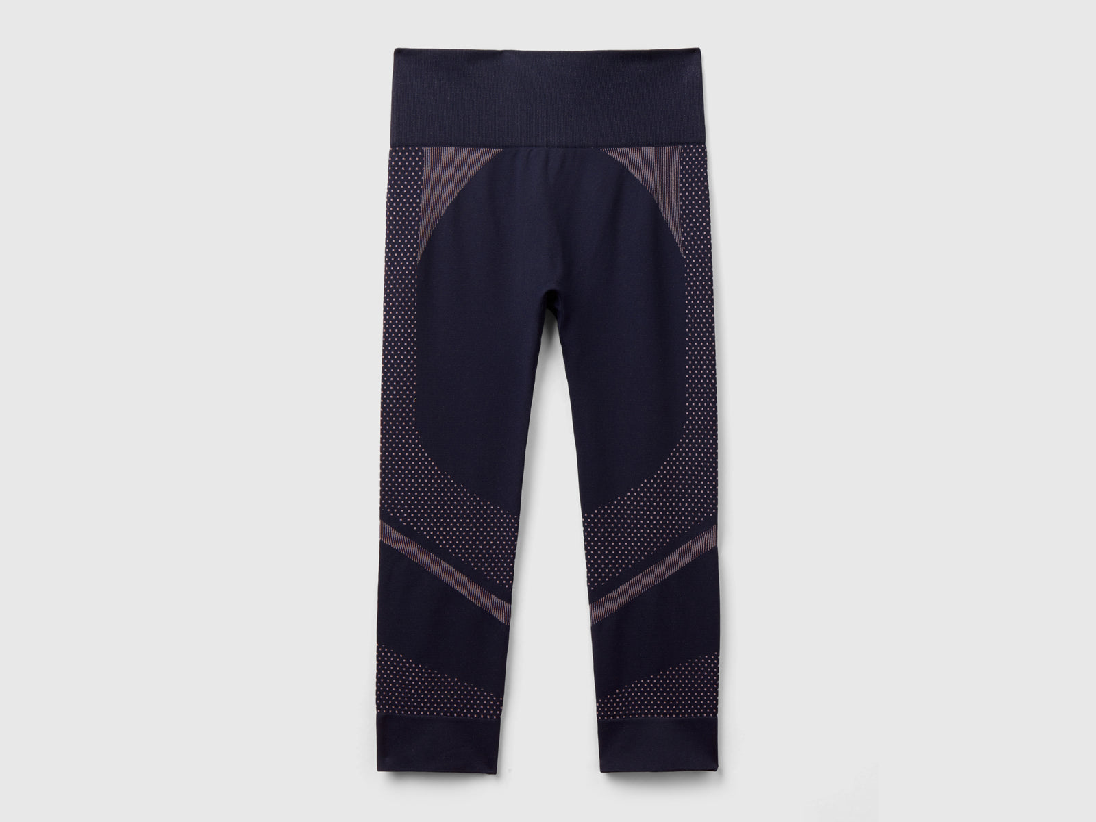 Leggings 3/4 sportivi senza cuciture da donna blu scuro | Benetton Outlet