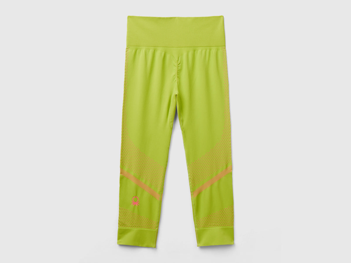 Leggings 3/4 sportivi senza cuciture