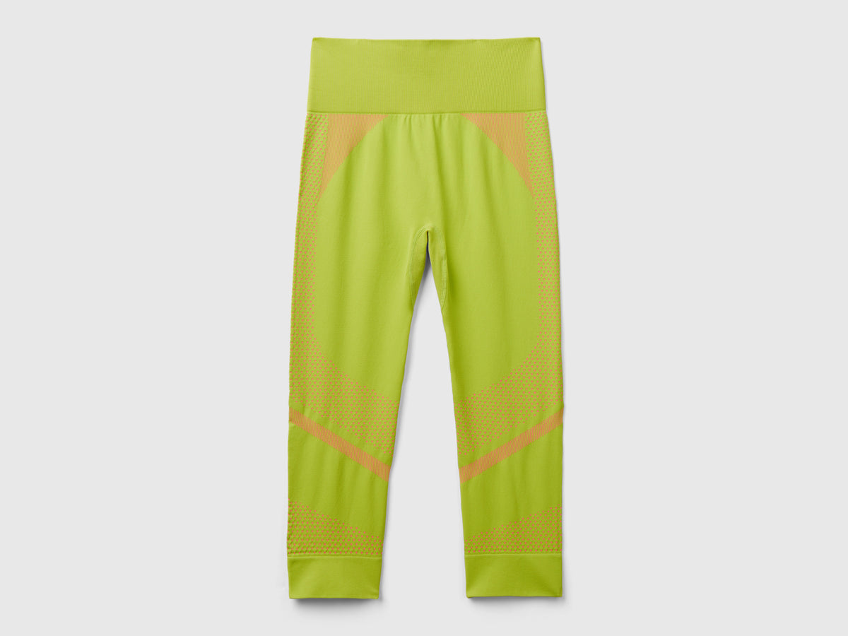 Leggings 3/4 sportivi senza cuciture