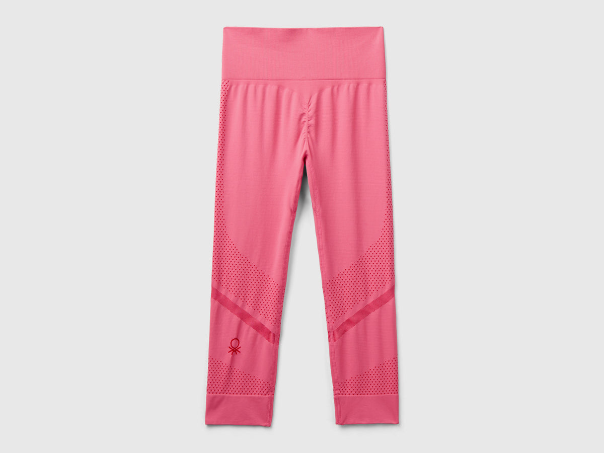 Leggings 3/4 sportivi senza cuciture