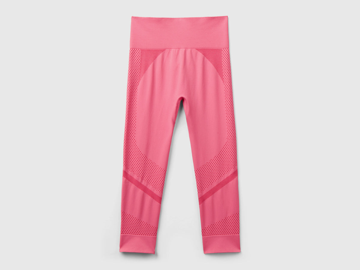 Leggings 3/4 sportivi senza cuciture