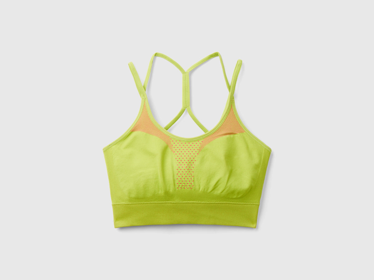 Top bra sportivo senza cuciture