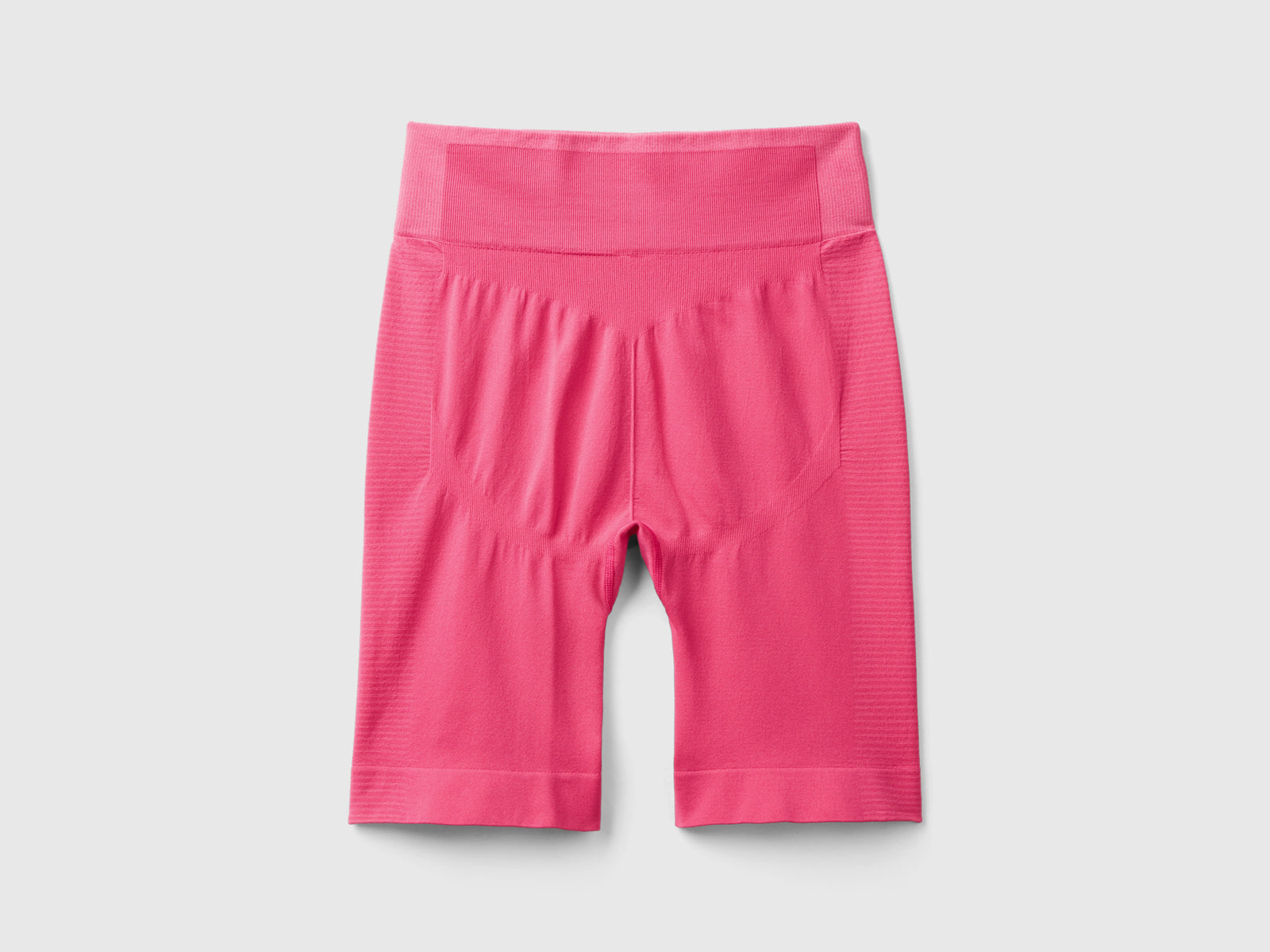 Leggings ciclista sportivi senza cuciture da donna fucsia 2 | Benetton Outlet