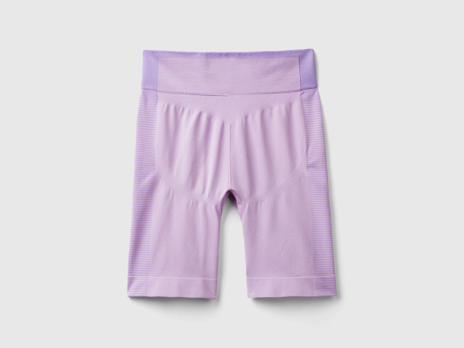 Leggings ciclista sportivi senza cuciture da donna lilla 2 | Benetton Outlet