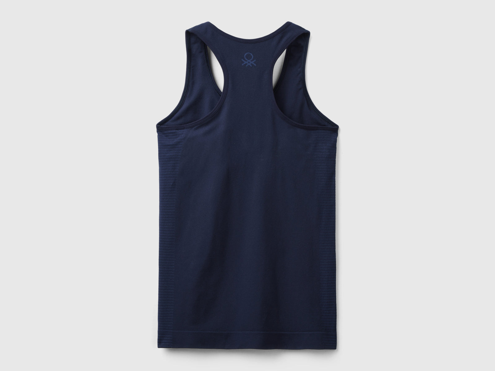 Canotta sportiva senza cuciture da donna blu scuro 2 | Benetton Outlet