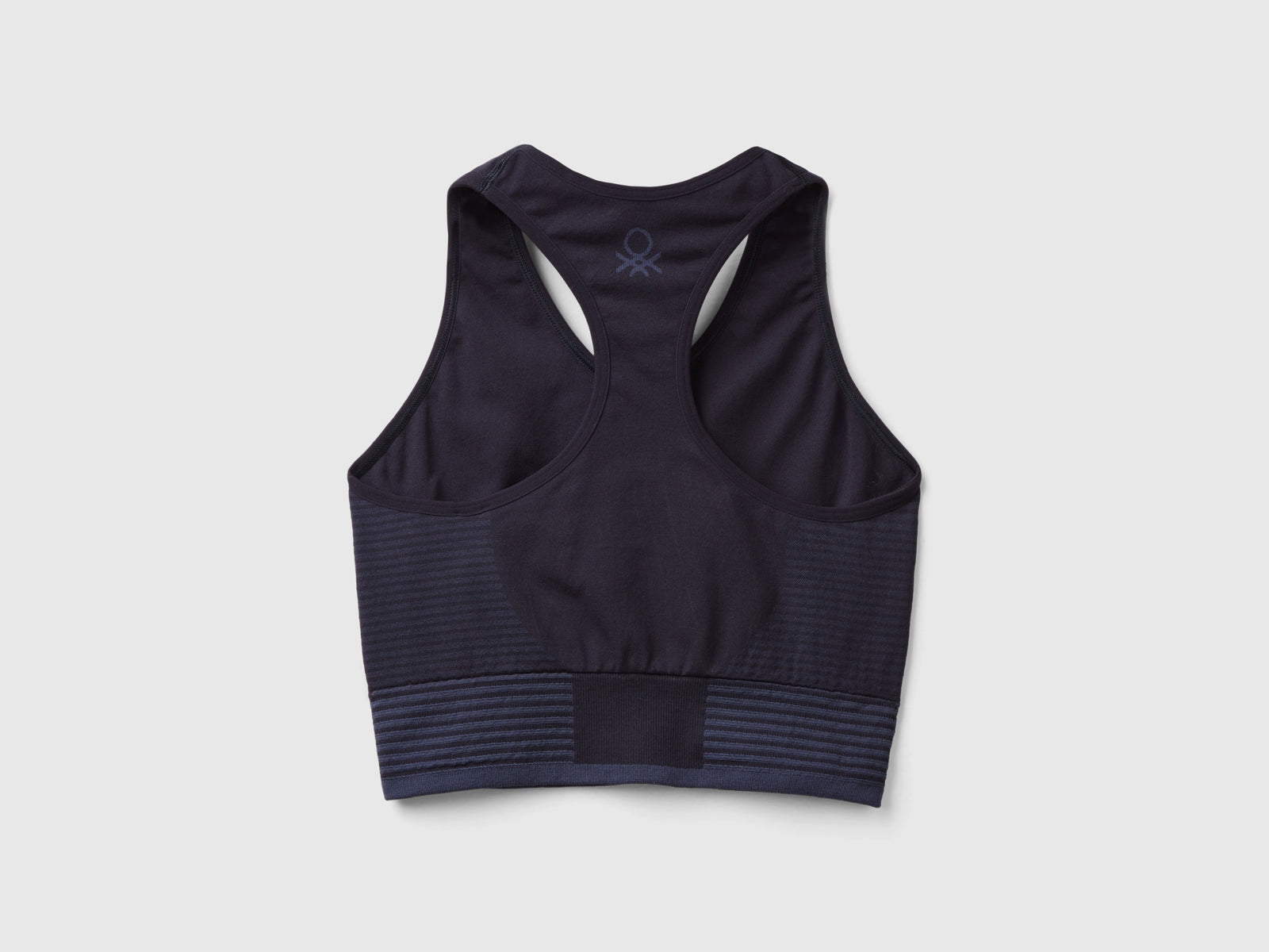 Top crop sportivo senza cuciture da donna blu scuro 2 | Benetton Outlet
