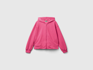 Felpa con cappuccio e zip