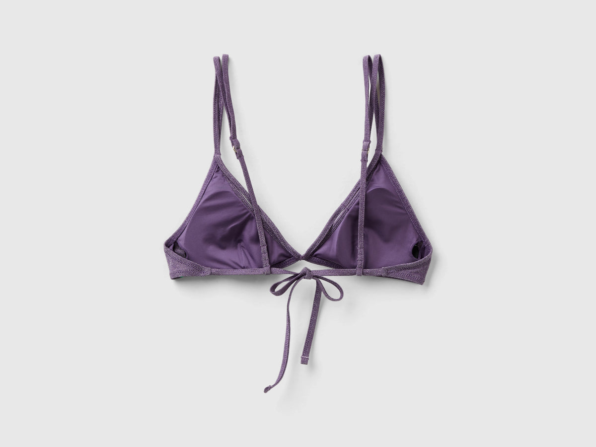 Triangolo mare con lurex