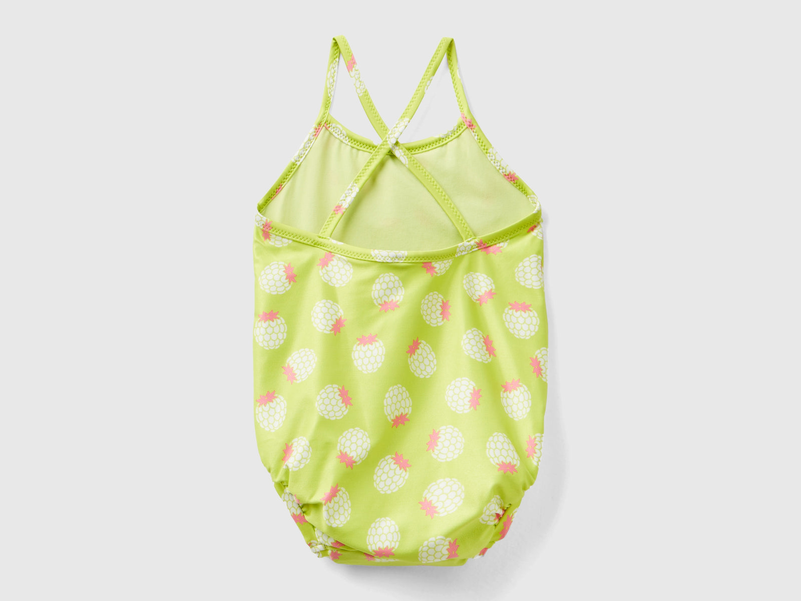 One-piece swimsuit with fruit print da neonato giallo 2 | Benetton Outlet