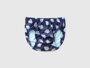 Swimsuit slip with fruit print
