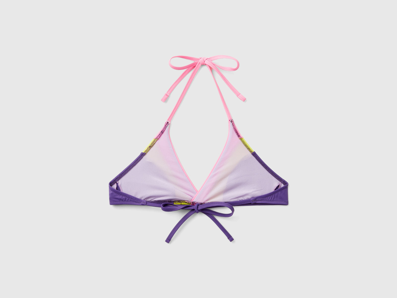 Triangolo mare a righe in ECONYL® da donna multi-color 2 | Benetton Outlet