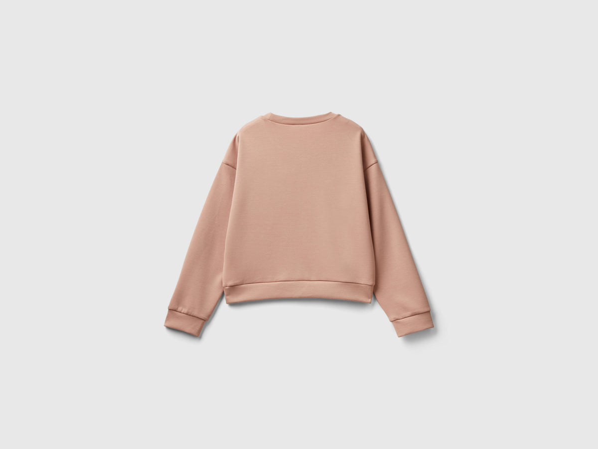 Felpa in misto viscosa stretch