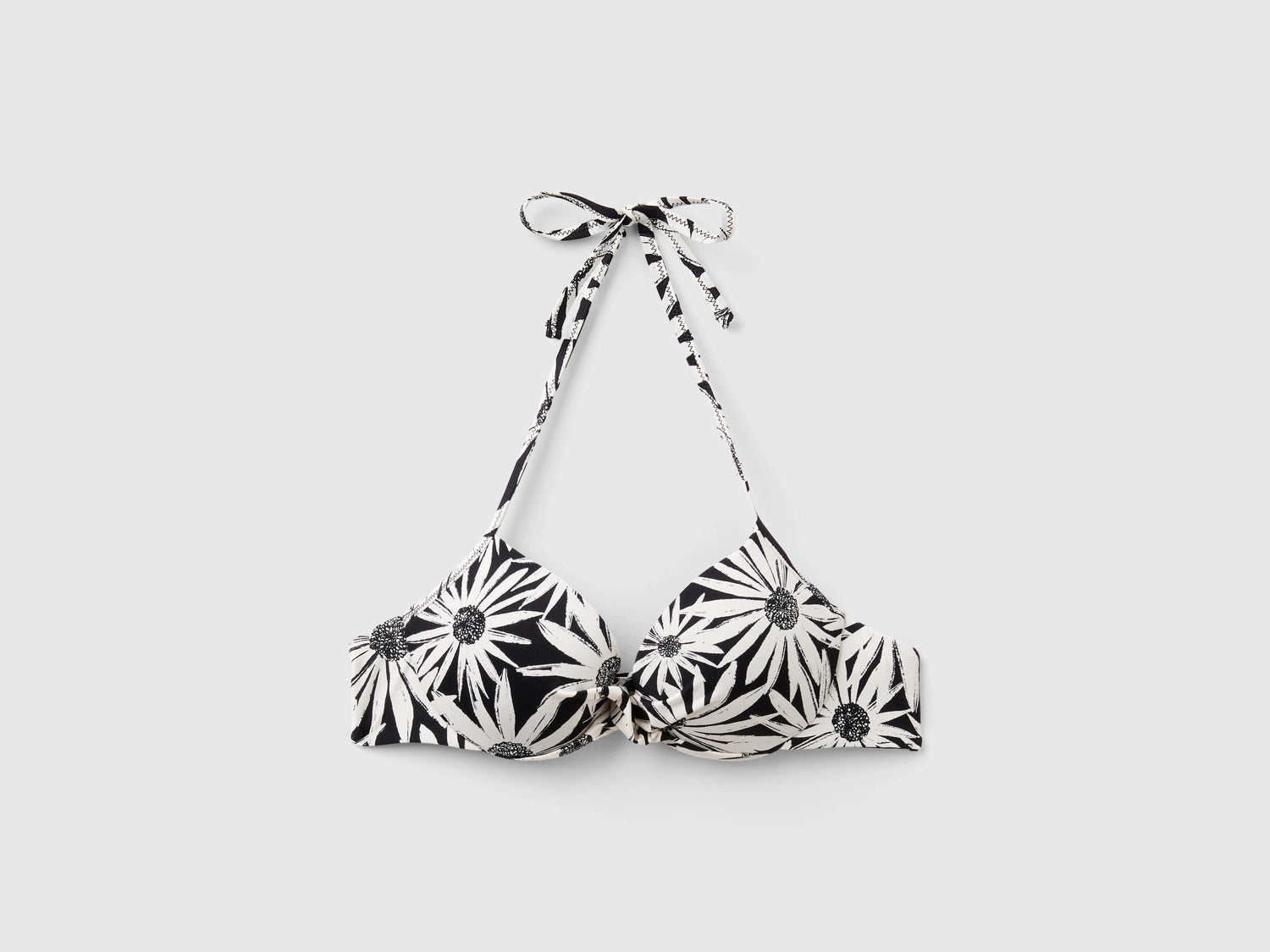 Push up mare a fiori da donna nero | Benetton Outlet