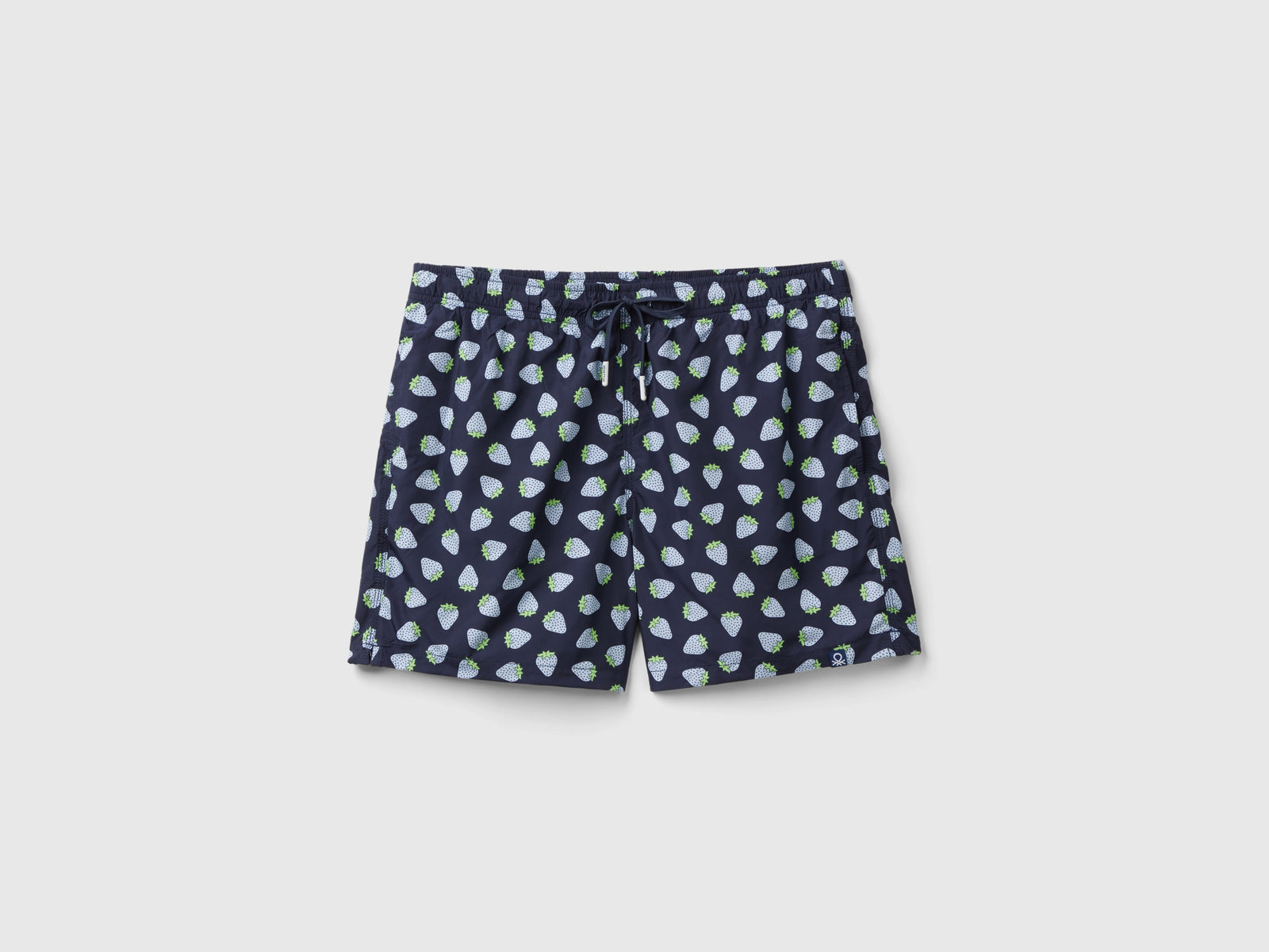 Boxer mare con pattern fragole da uomo blu scuro | Benetton Outlet