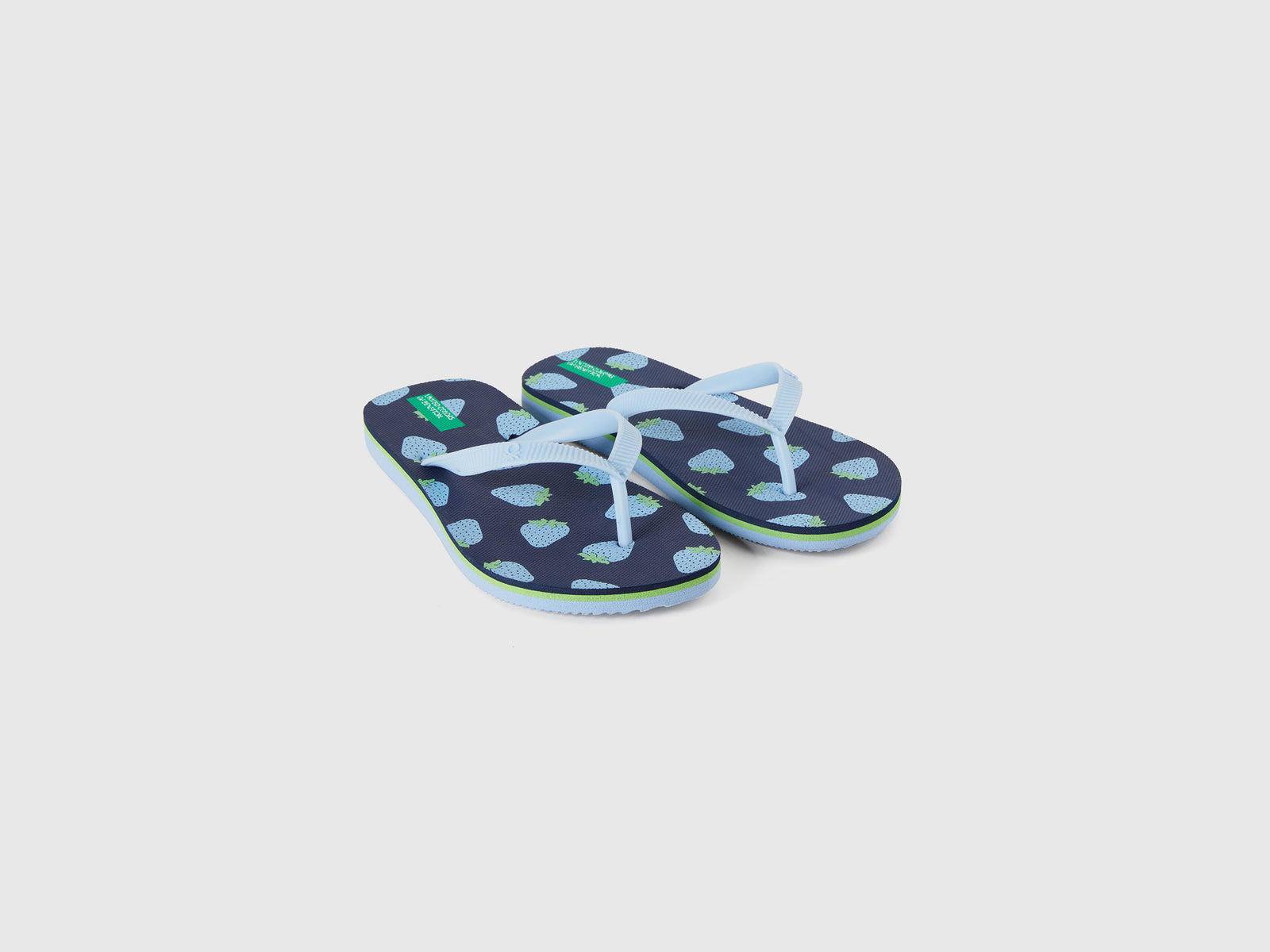 Infradito con pattern frutta da bambino blu scuro 3 | Benetton Outlet