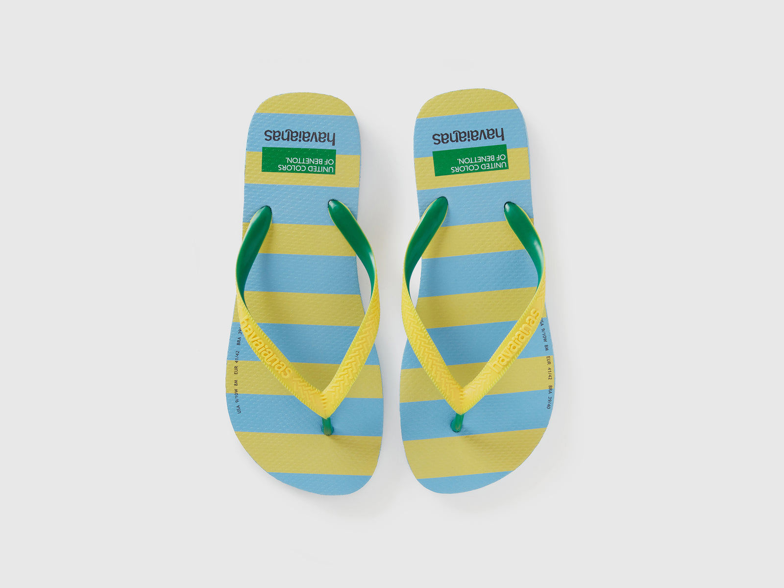 Infradito Havaianas a righe da uomo multi-color 4 | Benetton Outlet