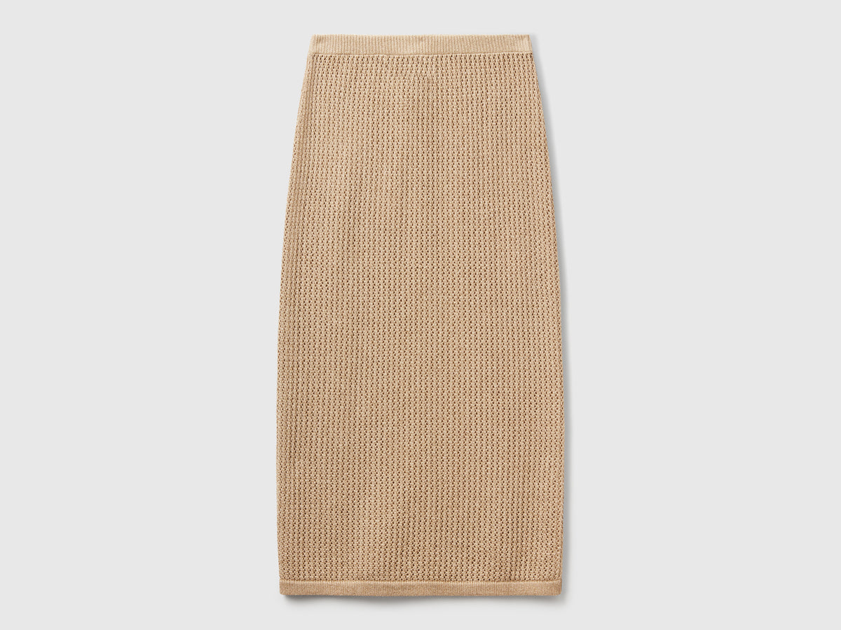 Gonna in maglia tricot