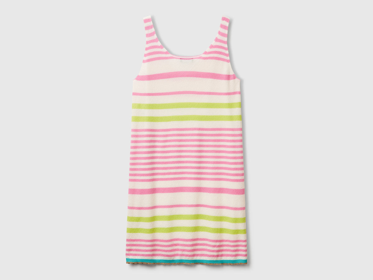 Vestito in maglia a righe