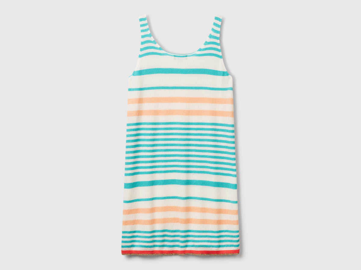 Vestito in maglia a righe