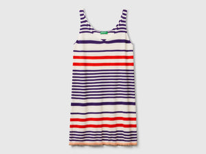 Vestito in maglia a righe