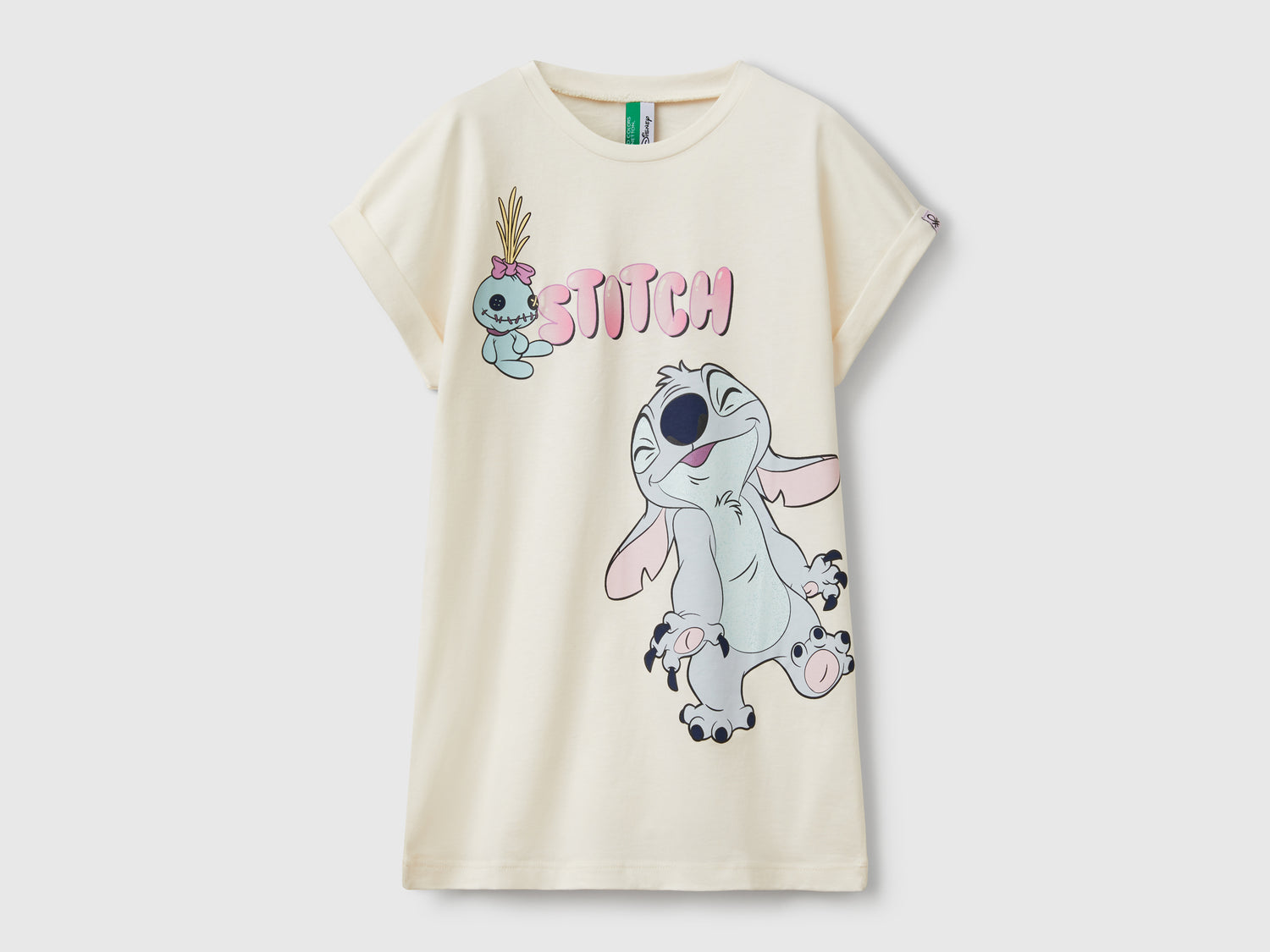 Camicia da notte Lilo & Stitch ©Disney da bambina bianco panna | Benetton Outlet