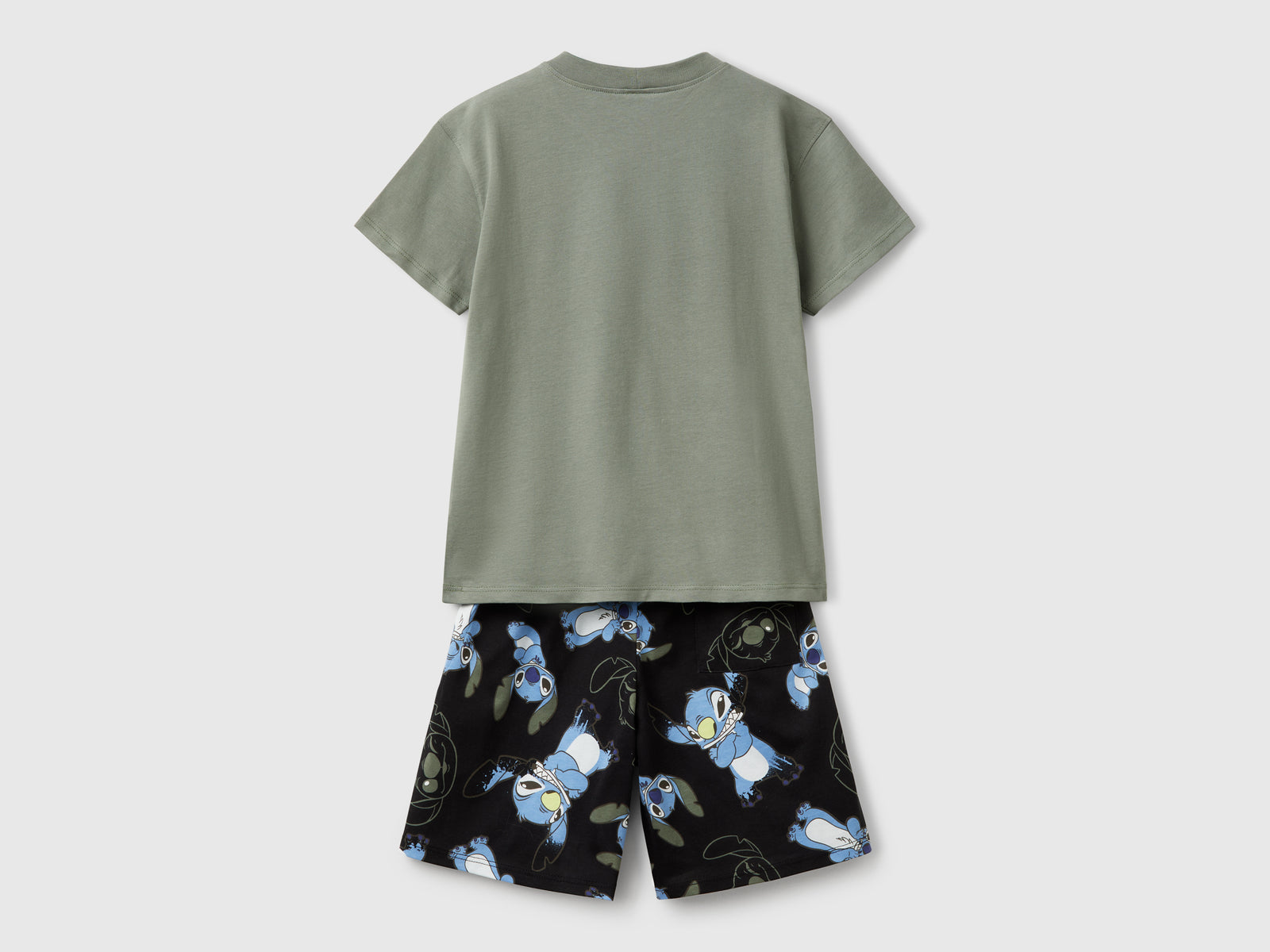 Pigiama corto Lilo & Stitch ©Disney da bambino verde chiaro 2 | Benetton Outlet