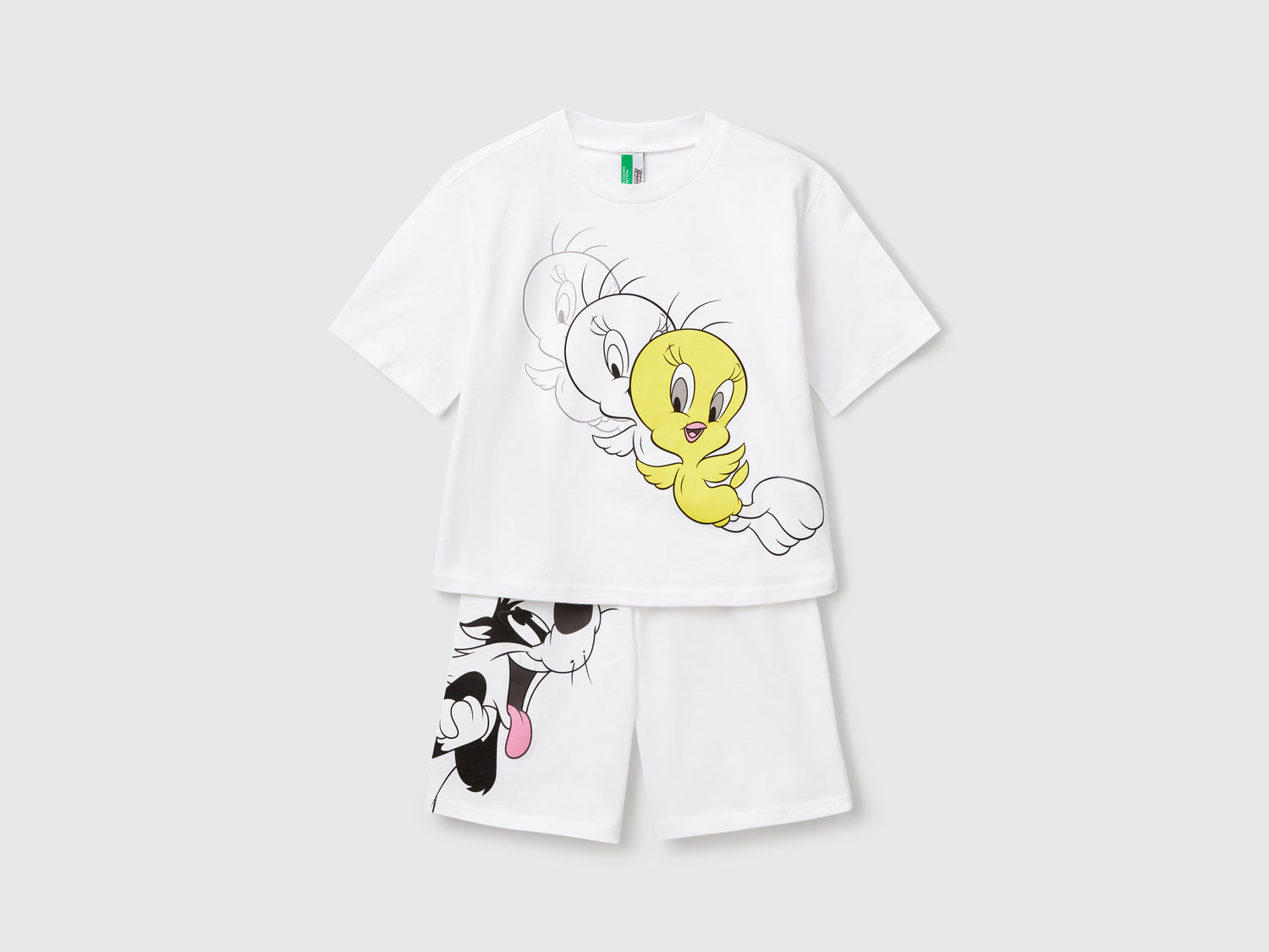 Pigiama ©Looney Tunes da bambina bianco | Benetton Outlet