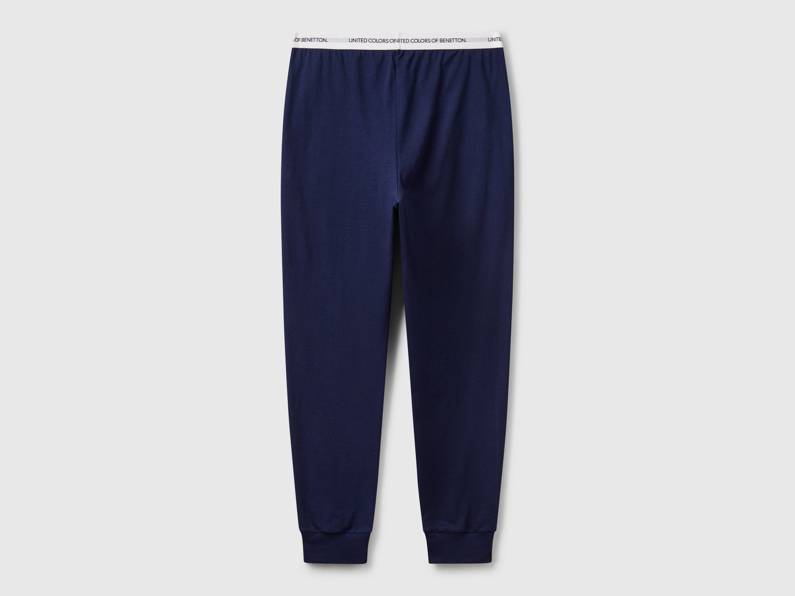 Pantaloni con elastico logato da uomo blu scuro 2 | Benetton Outlet