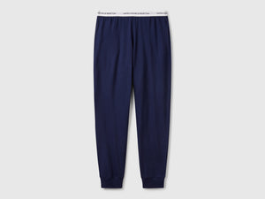 Pantaloni con elastico logato