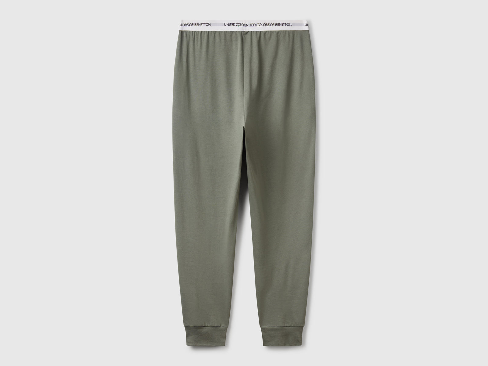 Pantaloni con elastico logato da uomo verde chiaro 2 | Benetton Outlet