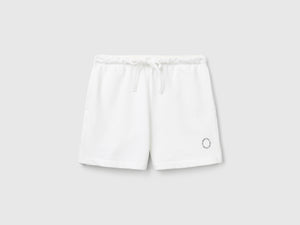 Shorts con elastico logato