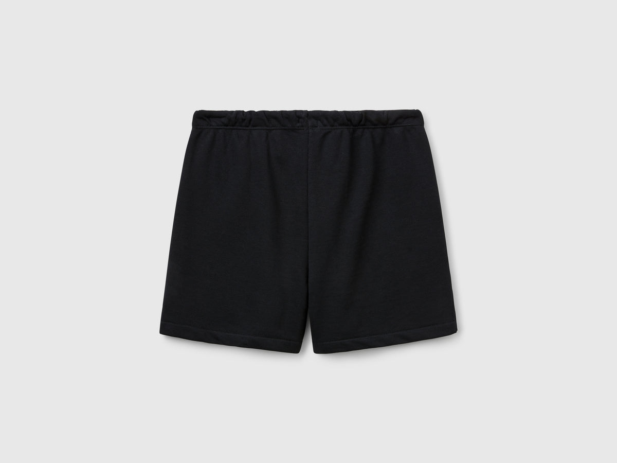 Shorts con elastico logato
