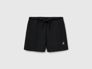 Shorts con elastico logato