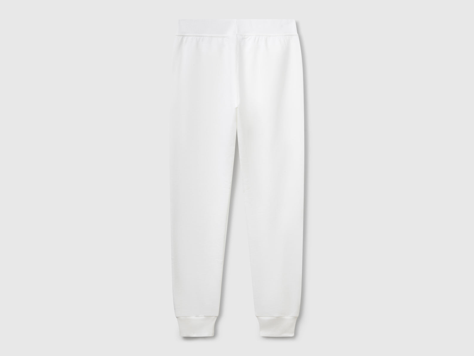 Pantaloni in felpa da donna bianco panna 2 | Benetton Outlet