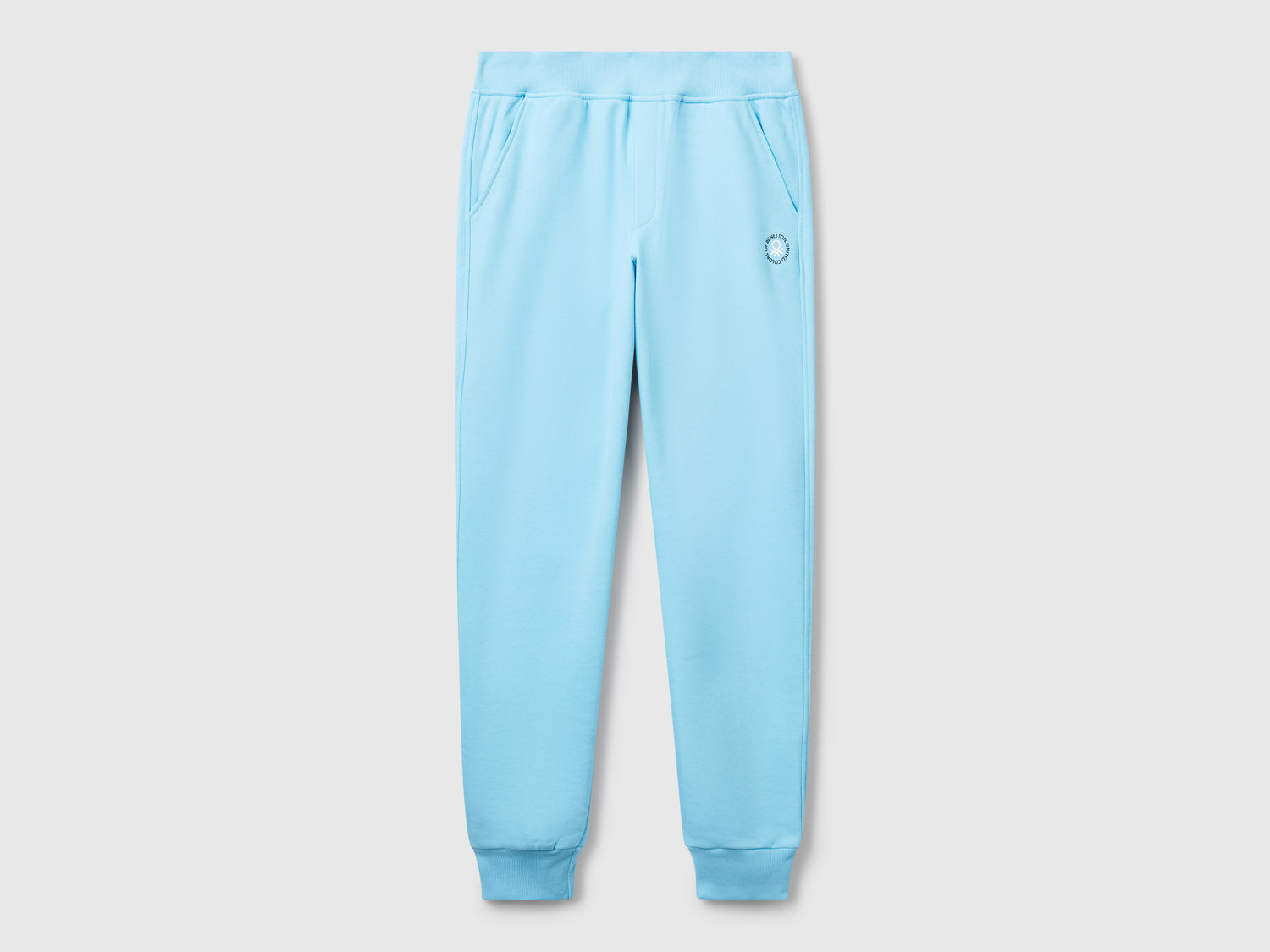 Pantaloni in felpa da donna turchese | Benetton Outlet