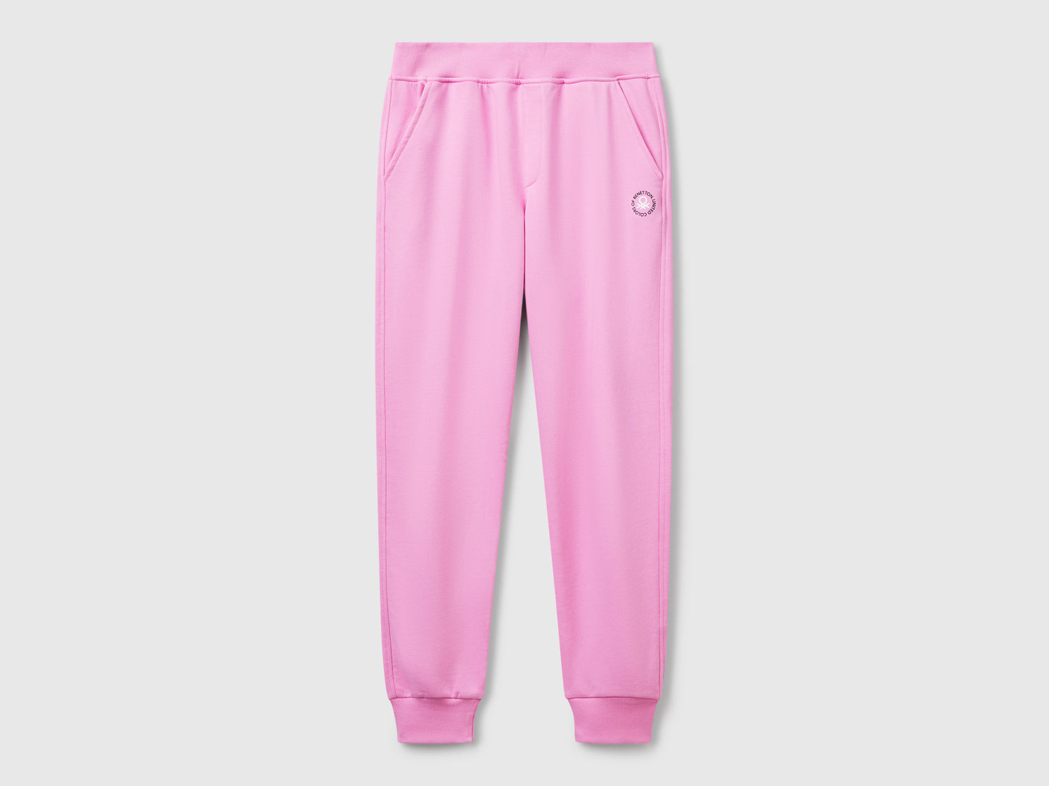 Pantaloni in felpa da donna rosa | Benetton Outlet