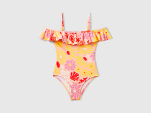Costume intero con stampa fiori