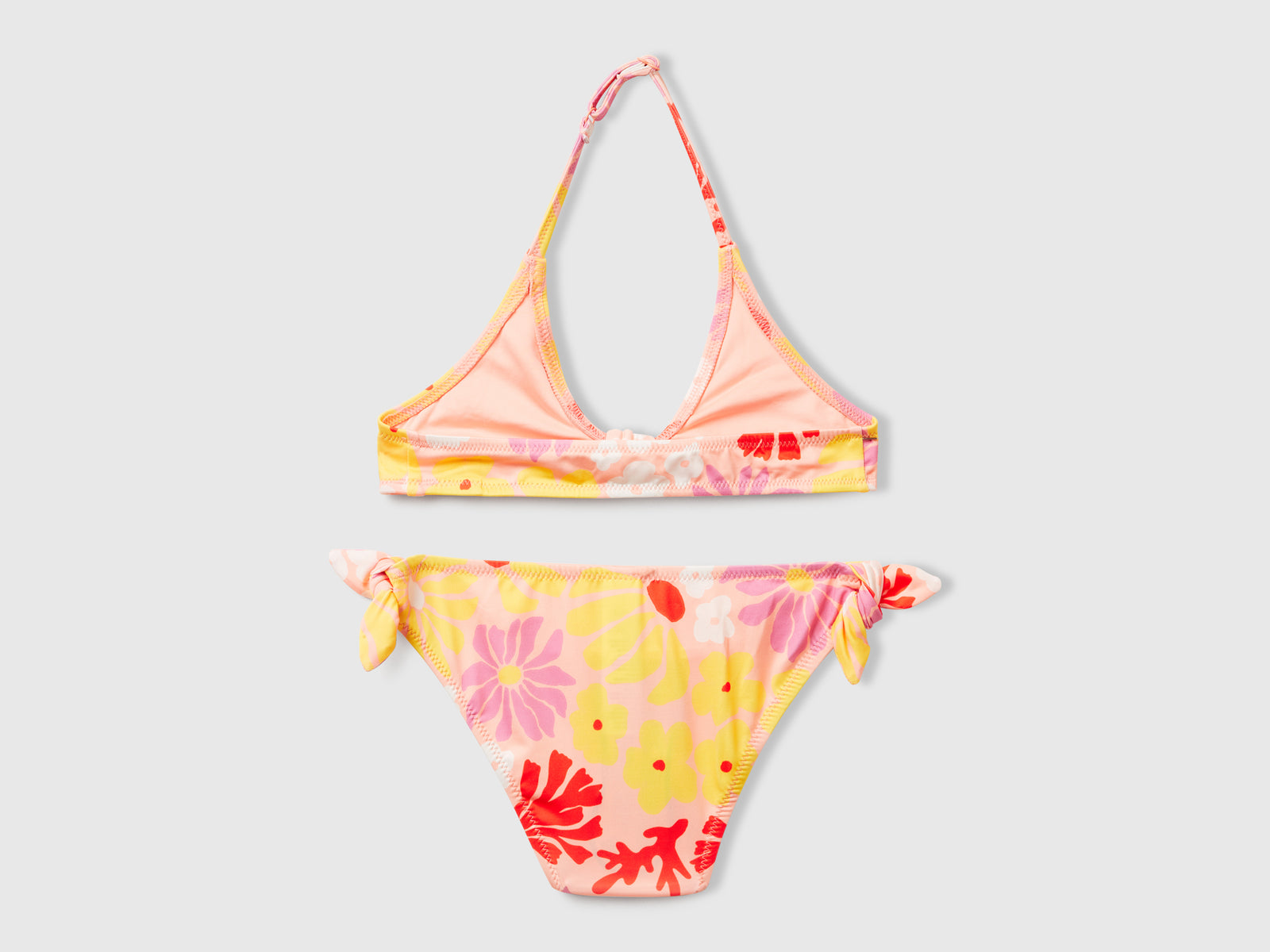 Bikini mare con stampa fiori da bambina multi-color 2 | Benetton Outlet