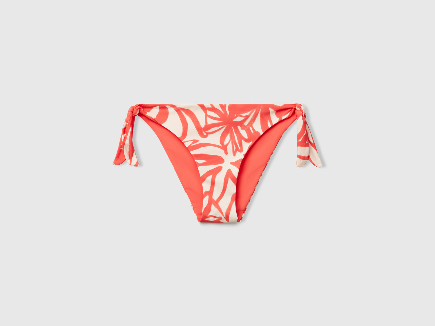 Slip mare con stampa floreale da donna salmone | Benetton Outlet