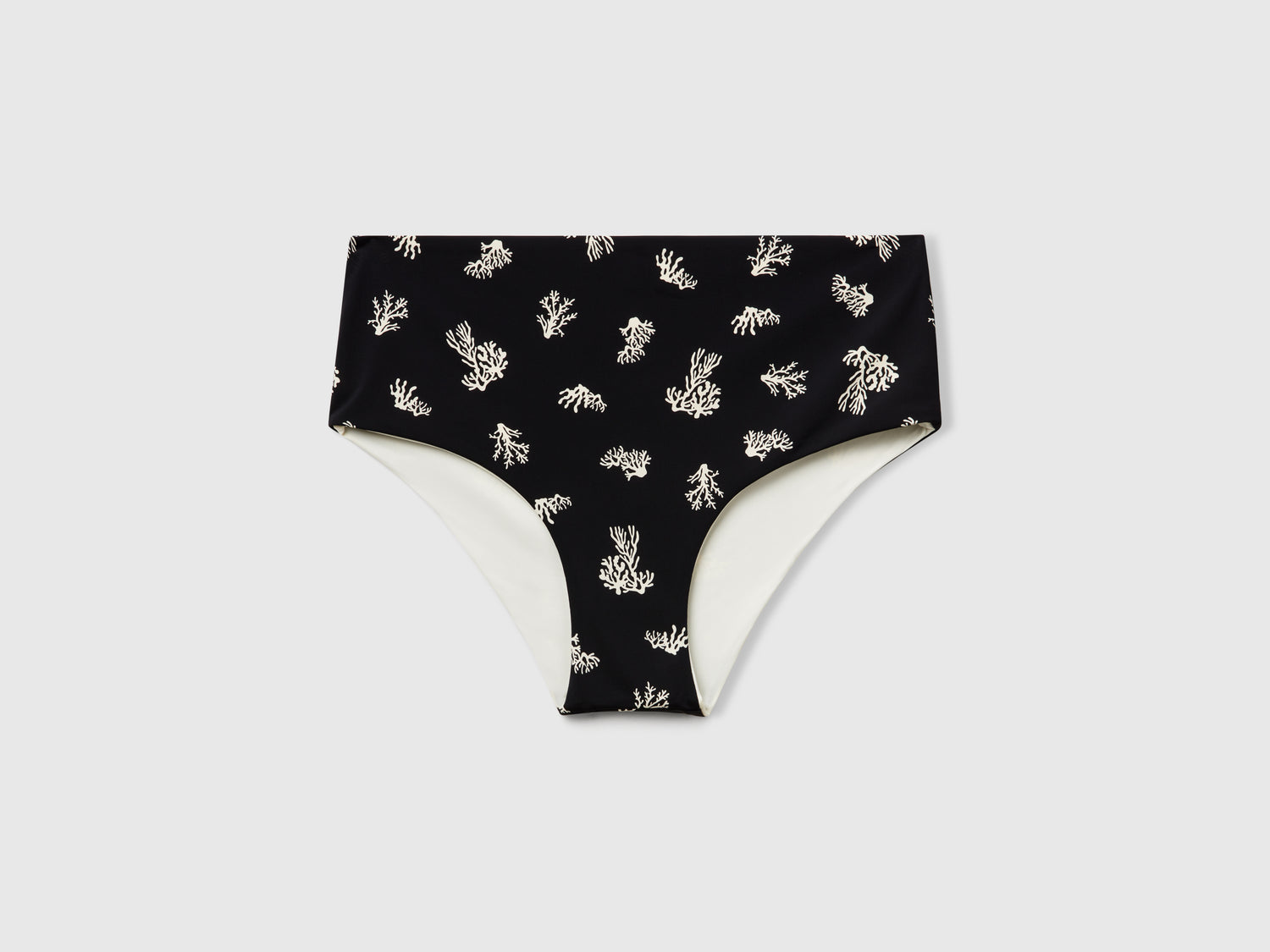 Slip costume reversibile da donna nero | Benetton Outlet