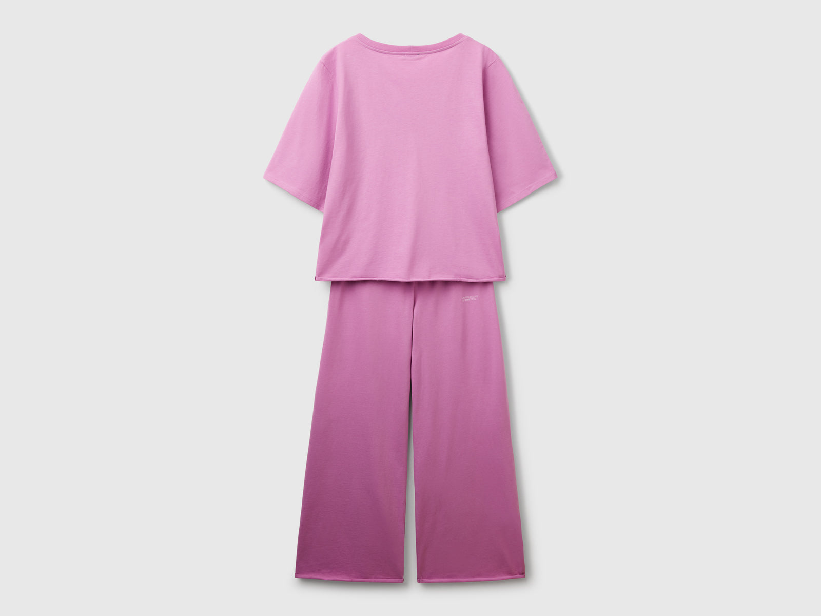 Pigiama ampio in puro cotone da donna malva 2 | Benetton Outlet