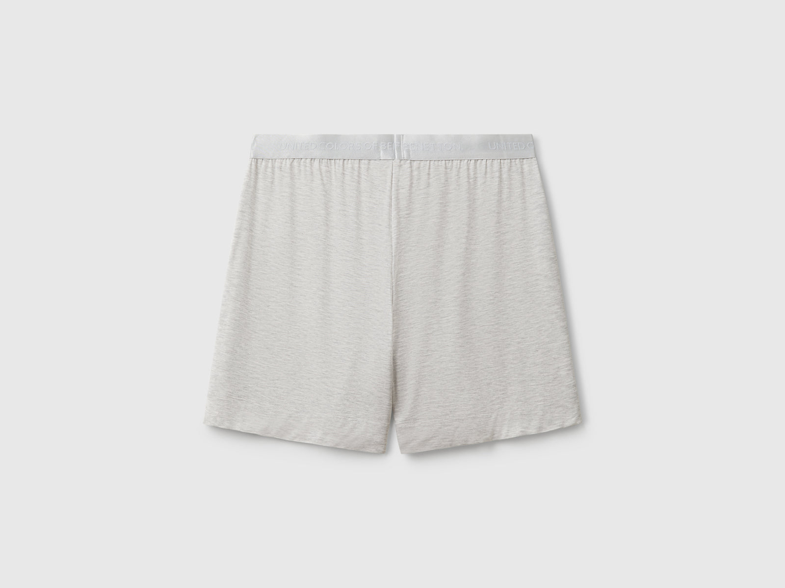 Shorts in Modal stretch da donna grigio chiaro 2 | Benetton Outlet
