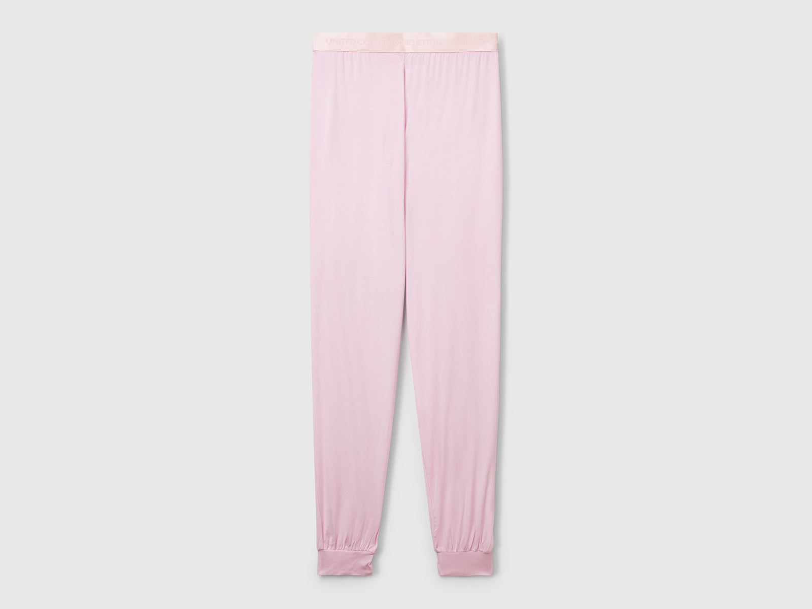 Pantaloni in Modal stretch da donna lilla 2 | Benetton Outlet