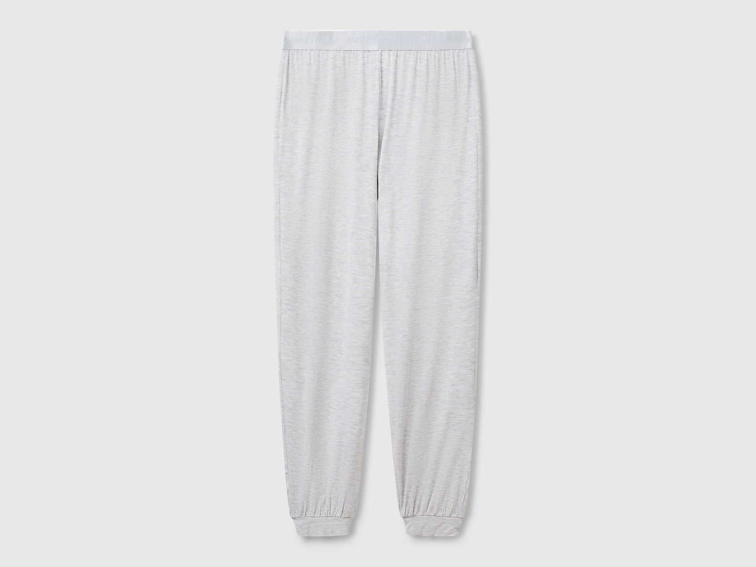 Pantaloni in Modal stretch da donna grigio chiaro | Benetton Outlet